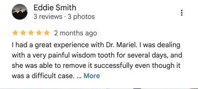 Original Google Maps review by Eddie Smith